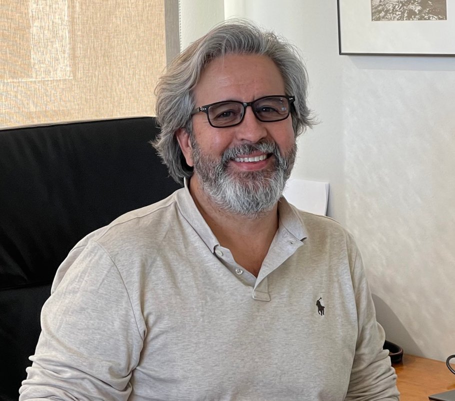 Alberto Olmost from JRC Iberia in his office.