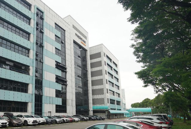 The entrance area to Jotron Asia's office in Singapore.