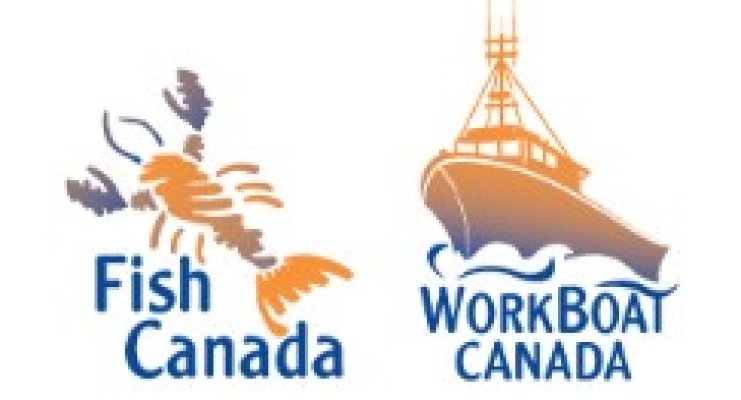 Fish Canada WorkBoat Canada logo. Fish Canada WorkBoat Canada logo.