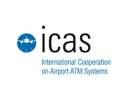 Logo ICAS - International Cooperation on Airport ATM Systems. Logo ICAS - International Cooperation on Airport ATM Systems.
