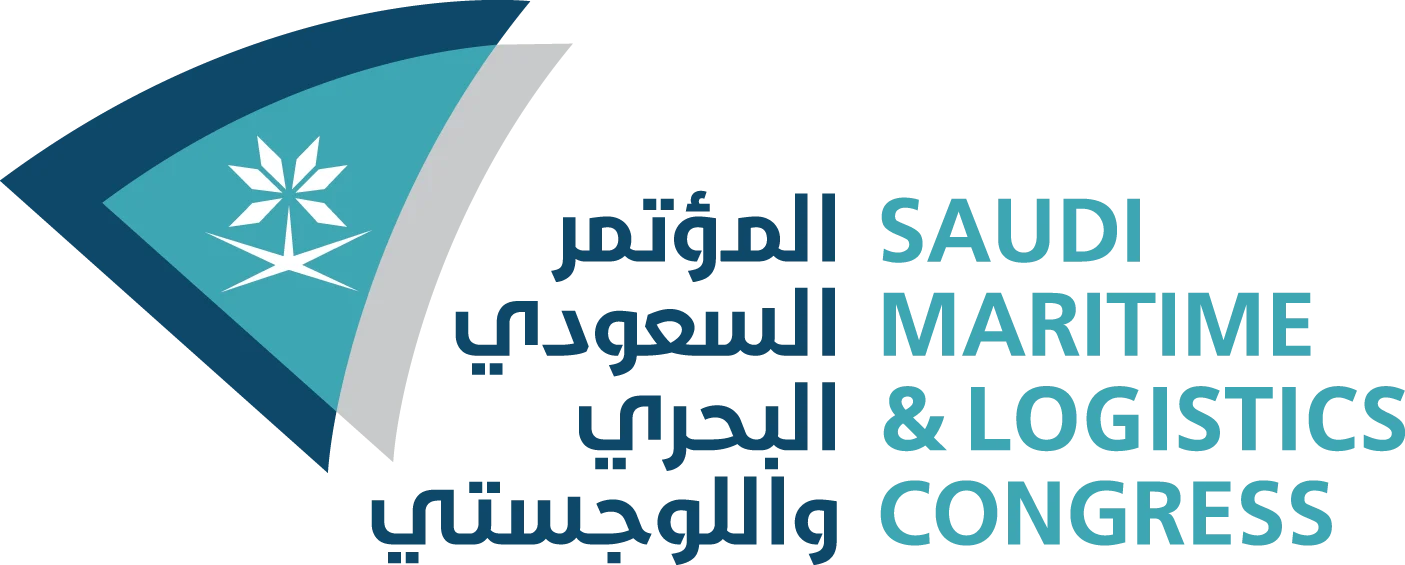 Logo Saudi Maritime and Logistics Congress. Logo Saudi Maritime and Logistics Congress.