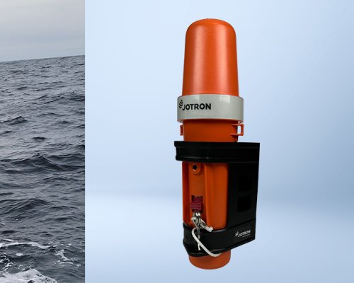 Jotron TronTracker  fishing buoy tracker at sea.