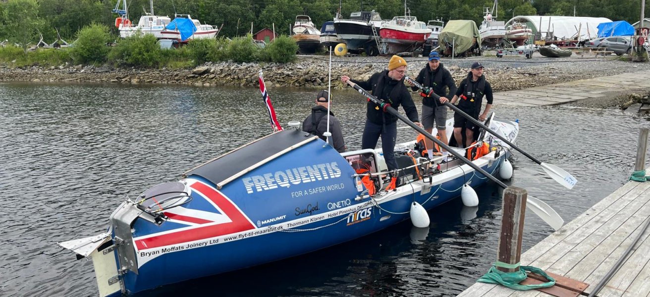 The Nordic Endeavour boat and crew leaving the dock.
