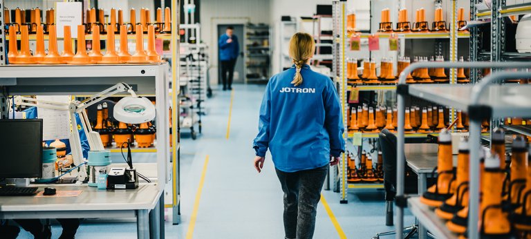 UAB Jotron inside factory.