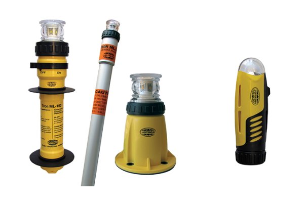 Four marking lights.