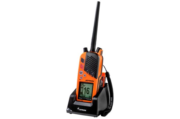 Tron TR30 GMDSS and Maritime Radio, orange.