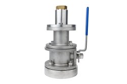 SKIPPER SB-60-SA sea valve for secure installation of sensors in single-bottom tanks.