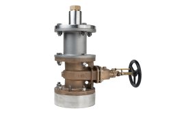 SKIPPER SB-100-SA 100 mm gate valve assembly for marine sensor mounting.