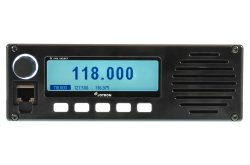 TR-910 Vehicle Radio, front with display.