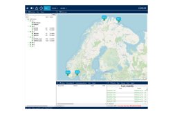Print screen displaying Jotron's Remote Control and Monitoring System (RCMS).