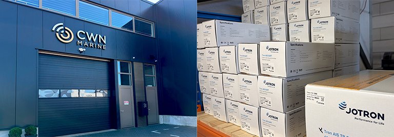 CWN office and Jotron product storage.